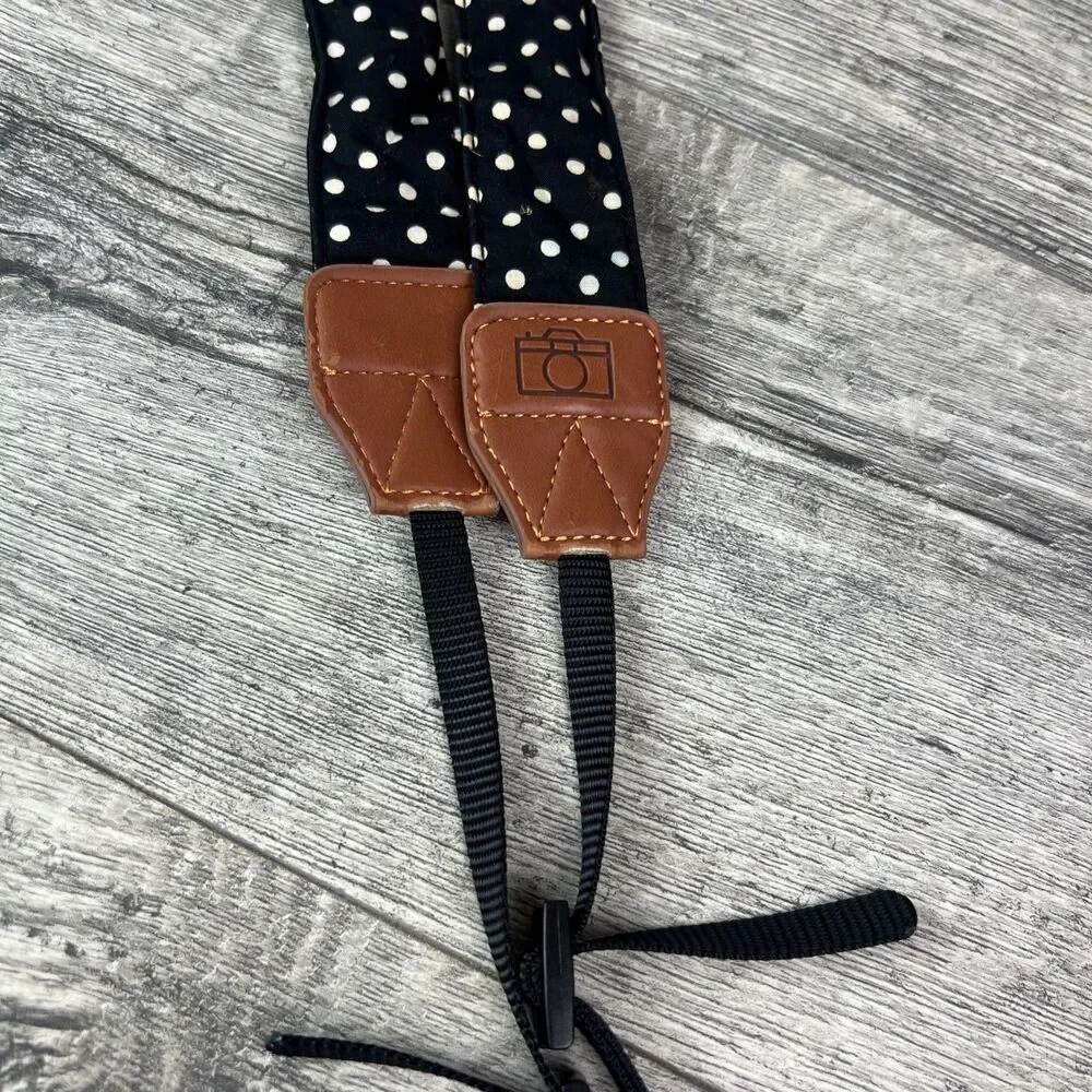 InstaX Camera Case Long Crossbody Strap Bag Shoulder Strap Polka Dot